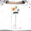 Piquet de jardin 35,25 "H Halloween"