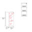 Table pliante, 3 tablettes