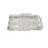 Rectangular Plastic Silver Charger Plates, Decorative Table Charger Plates
