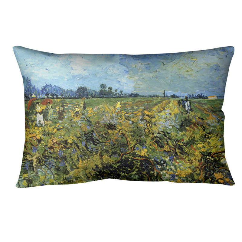 Coussin en vineyard, Bleu, Protection UV