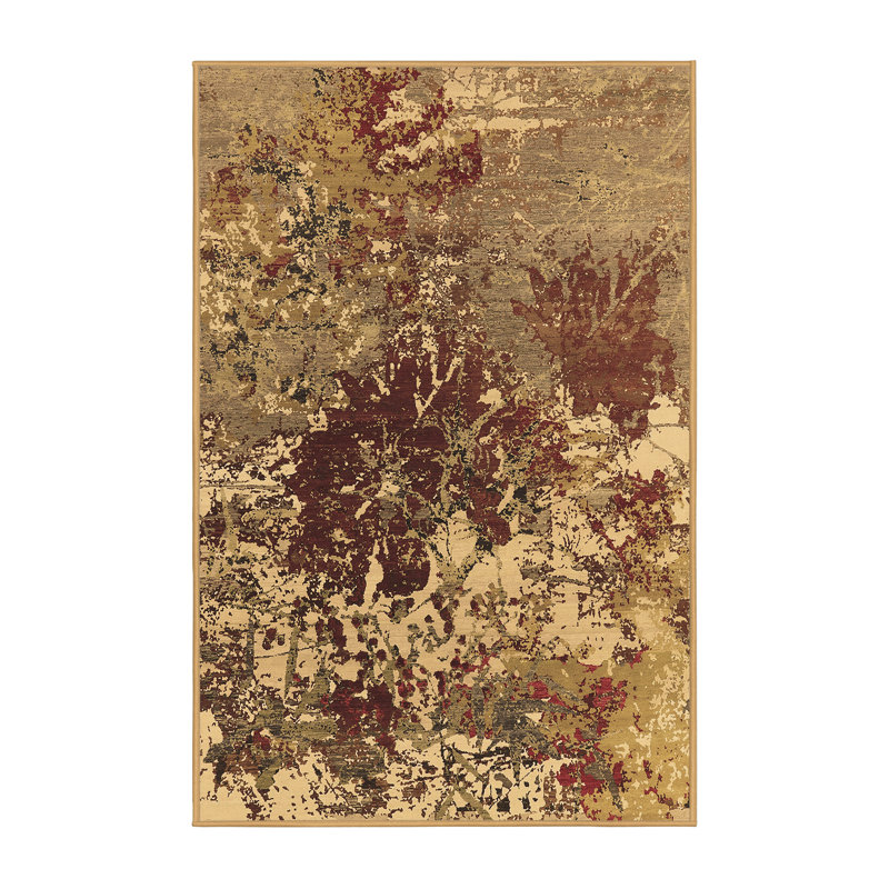 Abstract Indoor Rug, Rectangle 7' x 10'