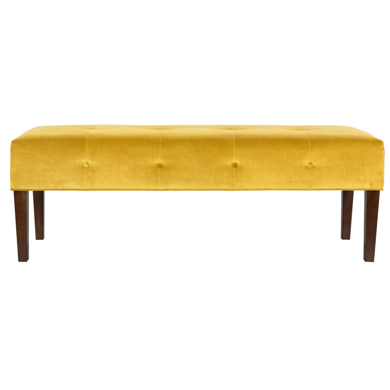 Banc rembourré Chidsey, Tige d'or