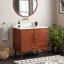 36" Novak Single Bathroom Vanity Set with Oval Undermount Sink-79111907-79111904-79111905