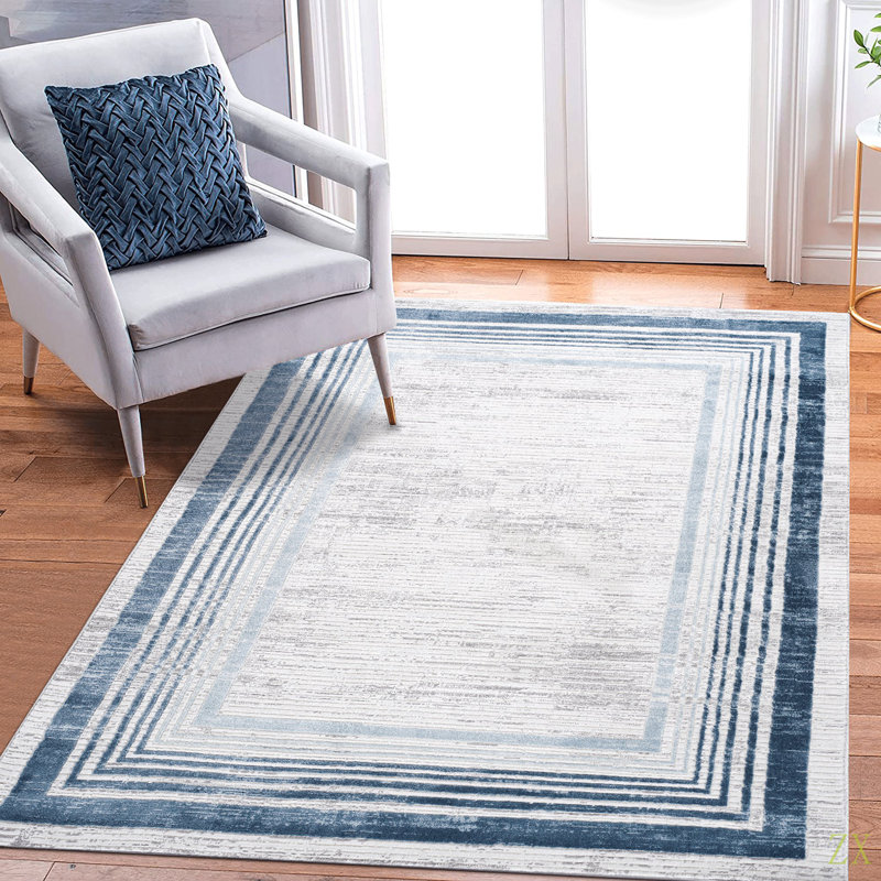 8X10 Area Rug Stain Resistant, Non-Shedding, Friendly For Living Room, Bedroom, Dining Room And High-Traffic Areas