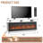 2-Piece Stylish Electric Fireplaceand TV Stand with Light-1103845551