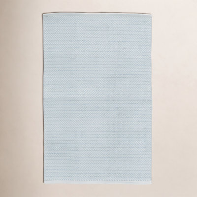 Herringbone Pearl Hand-Woven Outdoor Rug