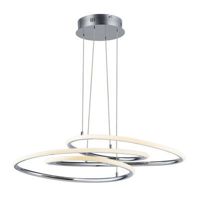 Luminaire suspendu géométrique unique à 1 lumière DEL Senecal