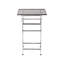 BORMIO Square Metal Folding Outdoor Bar Table , 60cm W 60cm D