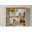 Eolus 220 cm H x 112 cm W Solid Wood Geometric Bookcase-1670299912-1670299915