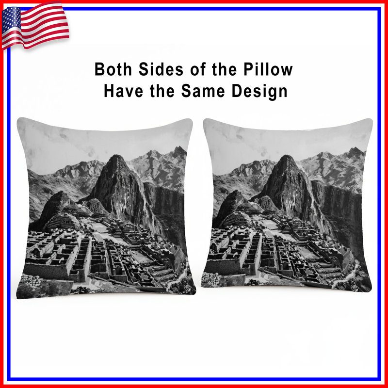 Coussins Machu Picchu, 20 x 20 pouces