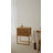23.6" W Accent Cabinet with Geometric Carved Front and Open Frame Base