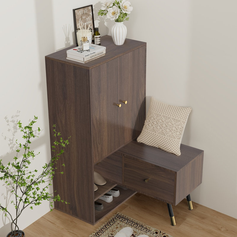 20 Pair Shoe Storage Cabinet