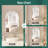 Metal Framed Tempered Glass Mirror Medicine Cabinet-853511749