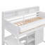 Lit mezzanine simple en bois avec rangement multiple - aucun sommier n'est requis, robuste!