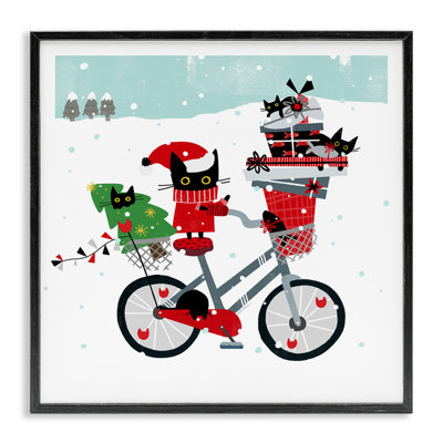 Art des Fêtes, giclée noire encadrée par Leeza Hernandez