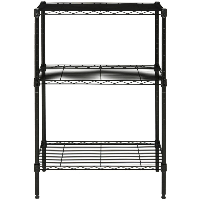 Étagère Adalee H 35 po x l 24 po x P 14 po, Noir