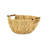 13" Natural Woven Water Hyacinth Basket