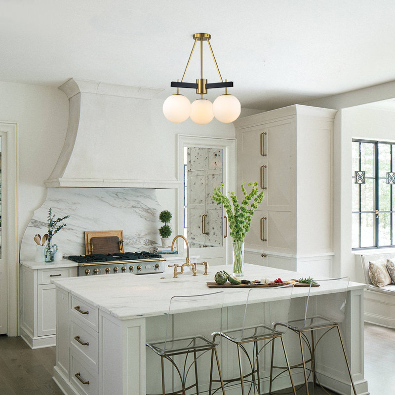 Tanedra 3-Light Semi Flush Mount