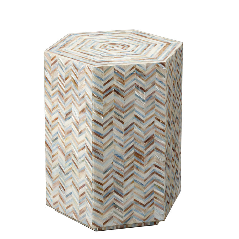 Table d'appoint hexagonale Hepburn