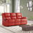 Declan 81.5'' Faux Leather Power Reclining Sofa-112618769