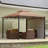Redwood 11 Ft. W x 11 Ft. D Steel Patio Gazebo Gazebo