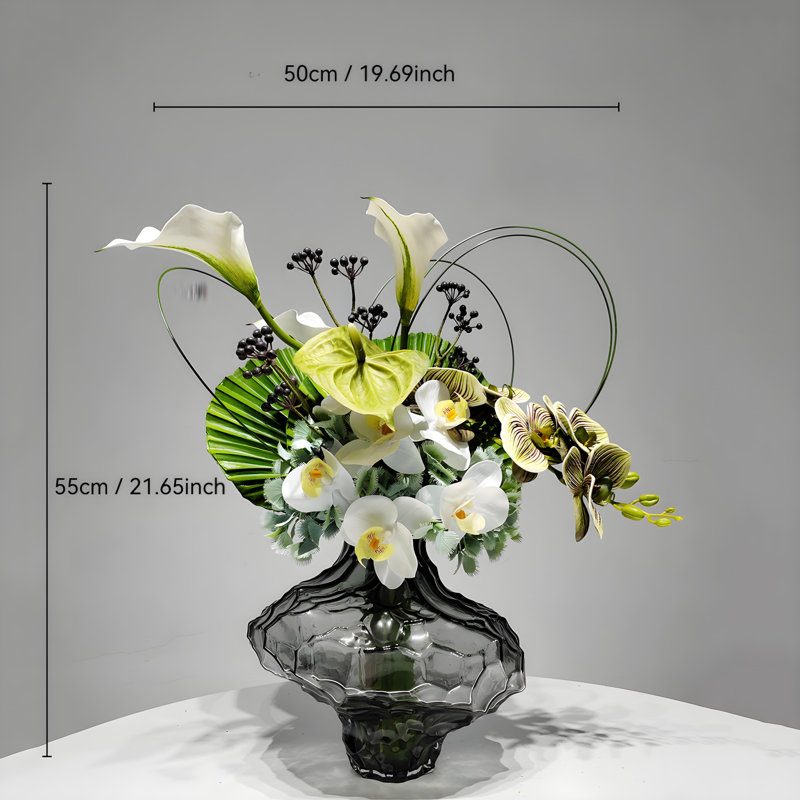 Ornements de fleurs simulées