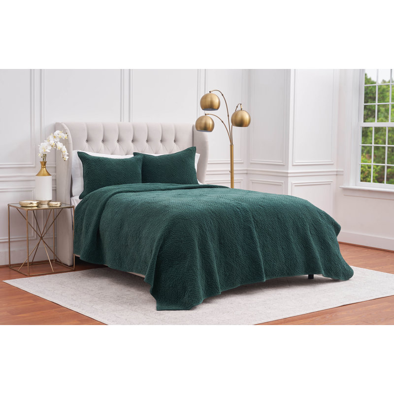 Vela Juniper Cotton Blend Quilt Set