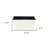 8" Silver Recycled Plastic Indoor Outdoor Rectangular Planter Box