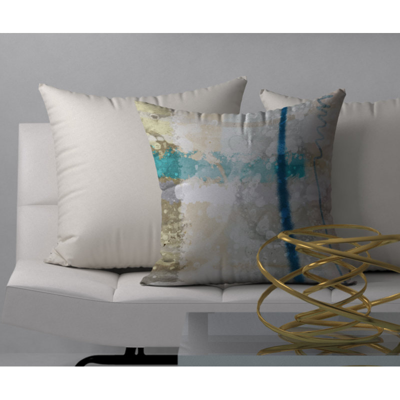 Coussin décoratif carrée arôme d’énergie, 20 po x 20 po