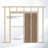 Sliding Pocket Door Hardware Kit For 2" X 4" Stud Wall With Soft Close Mechanism Open 24" To 36"