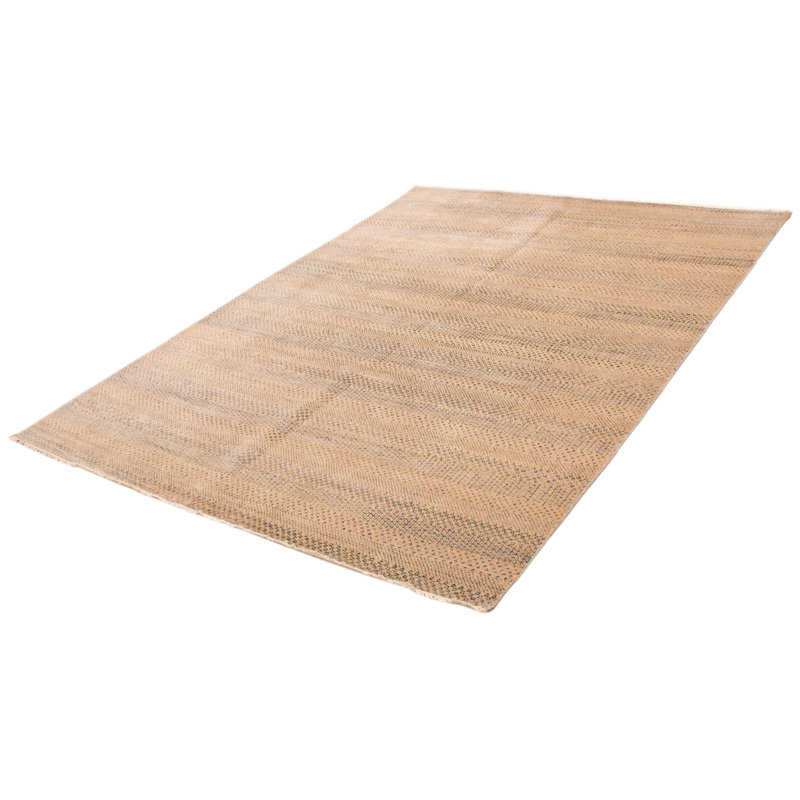 Tapis en soie brun clair ombre 9 pi 2 po x 12 pi 2 po