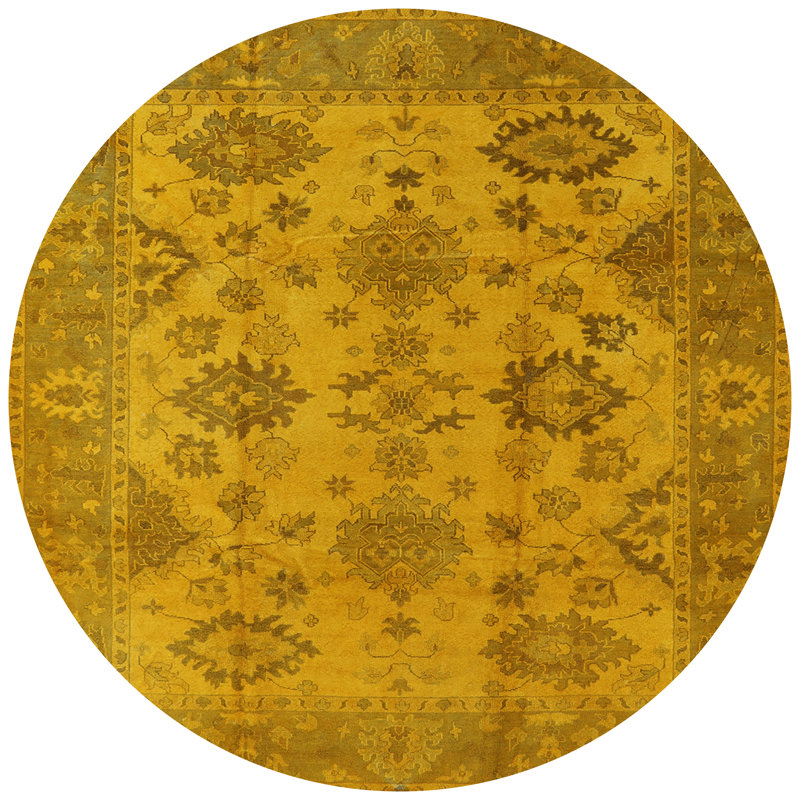 Marinus Abstract Indoor Rug, Round 5'