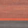 Amerina Kilim Hand Woven Flat Weave Wool/Cotton Striped Rug in Orange/Gray