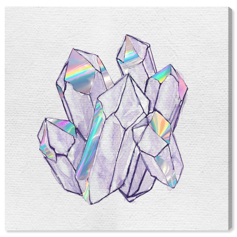 Cristaux scintillants Holo sur toile, H 12 po x l 12 po x P 0,8 po