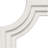 4.5" x 0.75" 3D Wall Panel in White