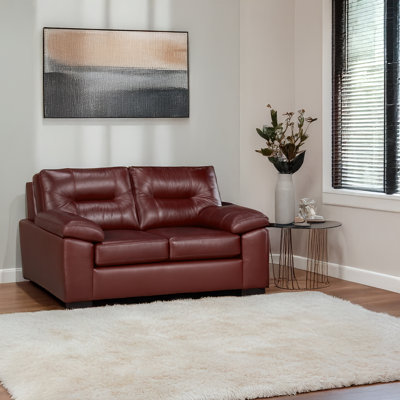 Linhay Leather Loveseat