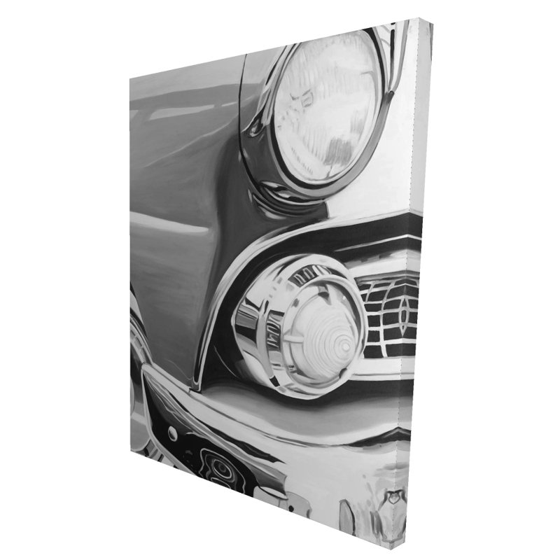 Belle vieille voiture - Toile de transport rétro pour décoration intérieure