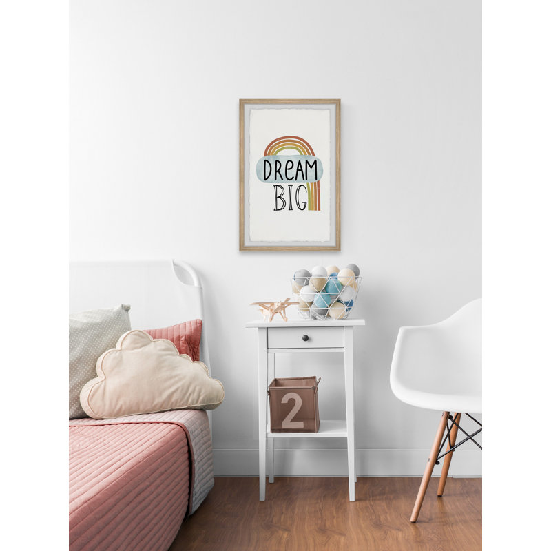 Corbyn Dream Big Rainbow - Single Picture Frame Painting, 61cm H x 41cm W