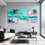Ensemble de 3 reproductions d'art sur toile-411335949
