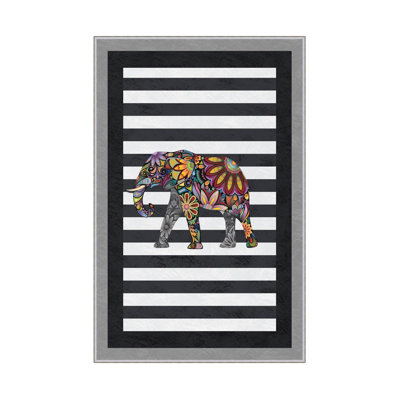Premium Woven Carpet (23.6 x 39.4 inches), 100% Polyester, Antibacterial, Non-Slip PVC Underside | 8 mm Pile Height, 650 gr/m² | Machine Washable, 3D Digital Printing, Ideal for Home & Office Decor