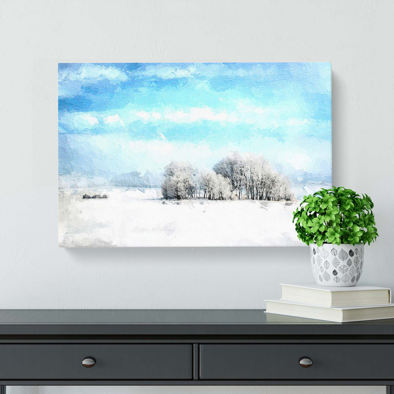 Winter Trees - Wrapped Canvas, 35cm H x 50cm W x 3cm D