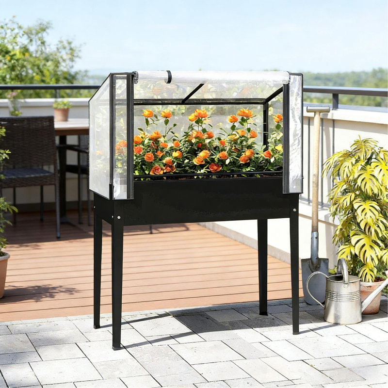 Lit de jardin surélevé spacieux, jardinières, jardinières surélevées