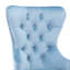 Chaises de salle à manger rembourrées en velours avec pieds en acier inoxydable-972298804