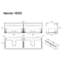 Meuble-lavabo de 60 po avec lavabo à surface solide 60 po-858237269
