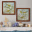 Aviaire jardin I - ensemble de 2 peintures sur toile encadrées-1649059638-1649059633