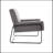 Lopardo Waiting Room Chair with Metal Frame-1640352615