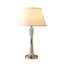 Lampe de table moderne en verre à finition chromée 1pc