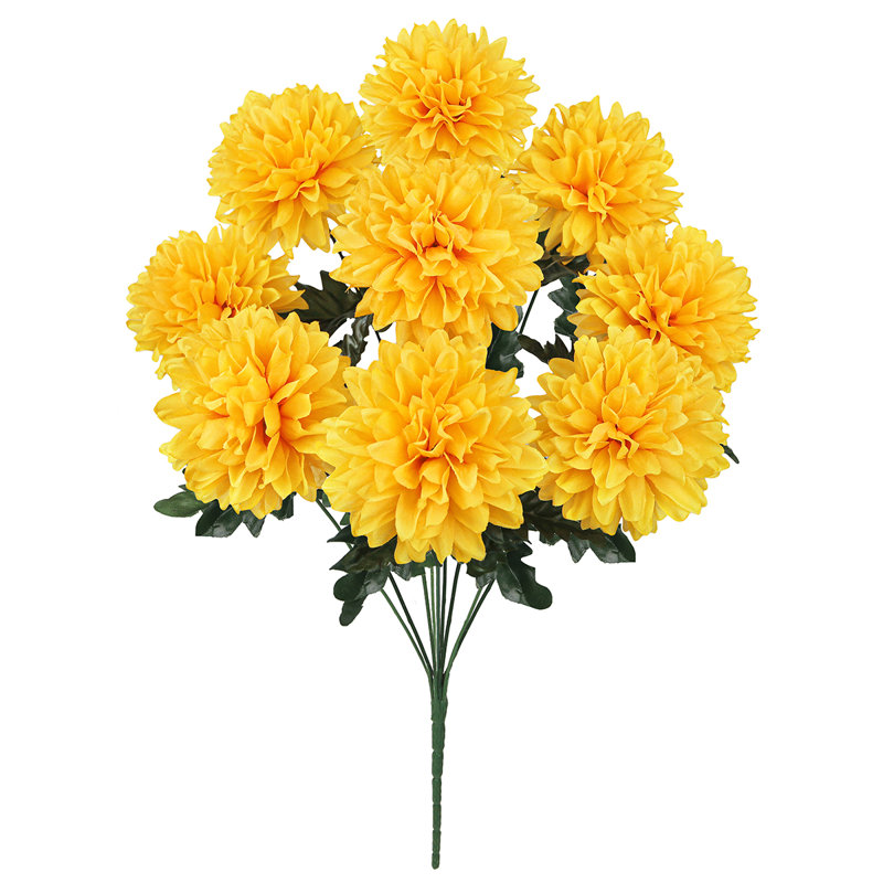 Bouquet de fleurs artificielles, Jaune
