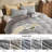 100% Cotton Yarn-Dyed Jacquard Duvet Floral Duvet Cover Set-115609421-115609417