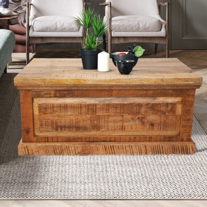 Solid Wood Enclosed Coffee Table